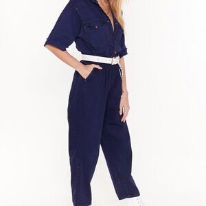 Nasty Gal Vintage All in Denim Boilersuit